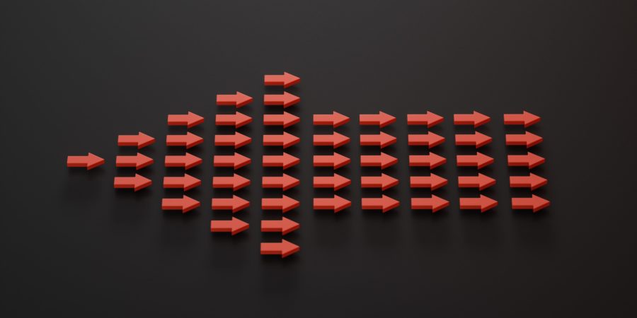 Backwards and forwards arrows