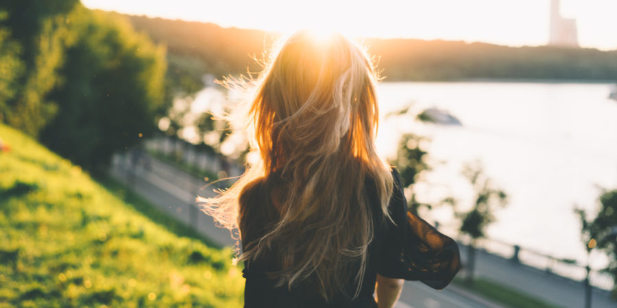 Morning Routine Women Looking At The Sun